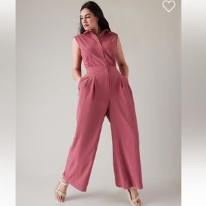 NWT Athleta Jumpsuit - Berry Rose Pink